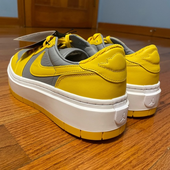 Size 12- Women’s Jordan 1 Elevate Low Yellow/Cement Gray (DH7004-017) NEW - Picture 9 of 12